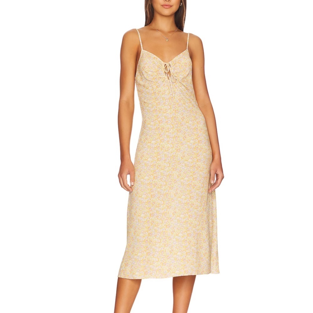 New Anna Nata Revolve Kat Dress in White Gold Arabis size XXS